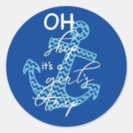 Adesivo Viagem De Nave Para Meninas - Cruzeiro Divertido D