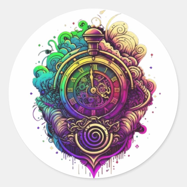 Adesivo Viagem de tempo (Frente)