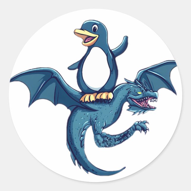 Adesivo Viagem do Linux (Frente)