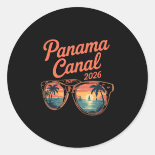 Adesivo Viagem em família ao cruzeiro do Canal do Panamá c