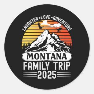 Adesivo Viagem em Família em Montana 2025 Aventura de Acam