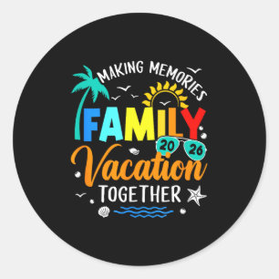 Adesivo Viagem em família férias de verão de 2026 combinan