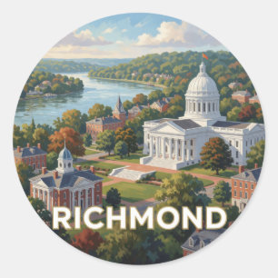 Adesivo Viagem Histórica pelo Rio da Capital Richmond Virg