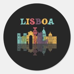 Adesivo Viagem Lisboa Portugal Férias Familiares Tr Europe