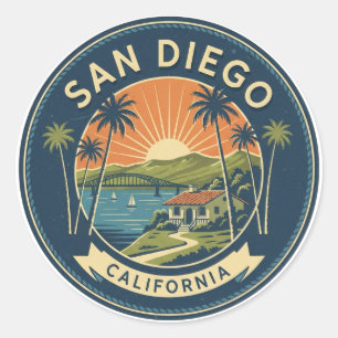 Adesivo Viagem para San Diego Califórnia