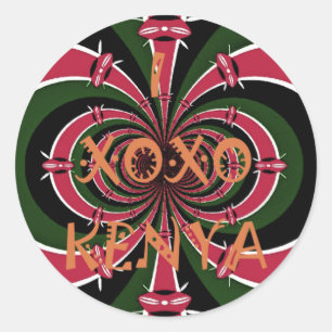 Adesivo Viagem Queniano - Hugs & Kisses Design