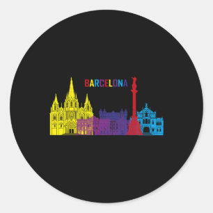 Adesivo Viagem Rcelona Espanha Europa Espanhol Férias Fami