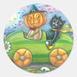 ADESIVO VIAGEM RODOVIÁRIA, JACK E AMIGOS DE GATO NEGRO