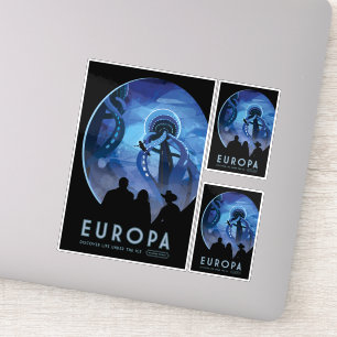 Adesivo Viagem Sci-Fi, Lua Europa