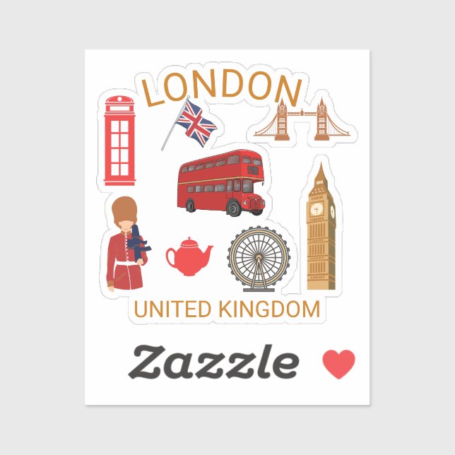 Adesivo Viagem-Themed Impressão (Folha)