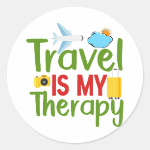 Adesivo Viagem Therapy and Inspiration, Lifetime Adventure