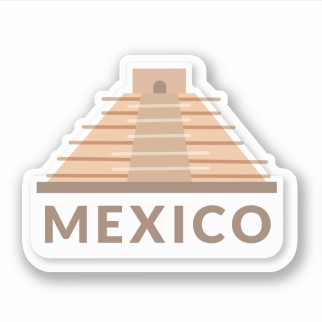 Adesivo Viagem Vinil Sticker do México (Frente)
