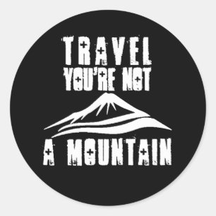 Adesivo Viagem, você não é uma viagem turística de fé