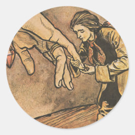 Adesivo Viagens de Gulliver Vintage por Arthur Rackham