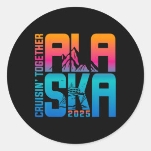 Adesivo Viagens de Verão da Família Alaska Cruise 2025