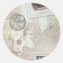 Adesivo Viagens retrô
