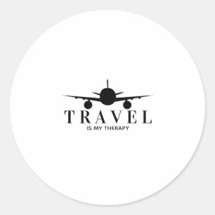 Adesivo Viagens são minha terapia