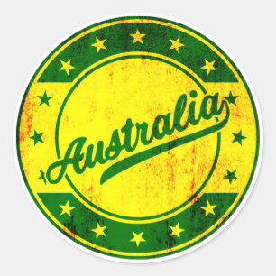 Adesivo Viajante Global - Autoadesivo da Austrália