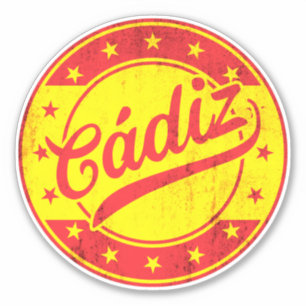 Adesivo Viajante global - Cádiz, Espanha