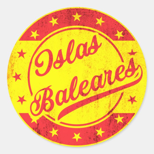 Adesivo Viajante global - Espanha - Islas Baleares (Frente)