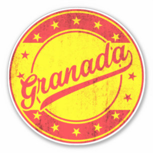 Adesivo Viajante global - Granada, Espanha