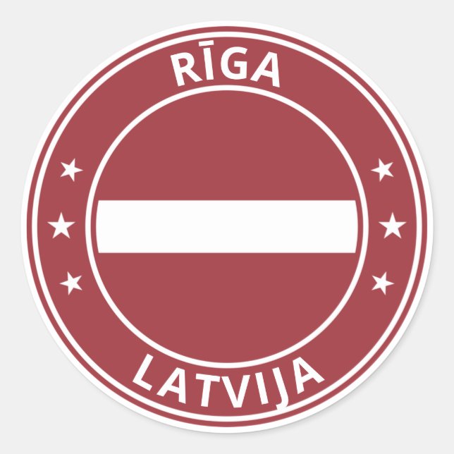 Adesivo Viajante Global - Rīga | Riga, Letónia | Letónia (Frente)