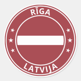 Adesivo Viajante Global - Rīga | Riga, Letónia | Letónia