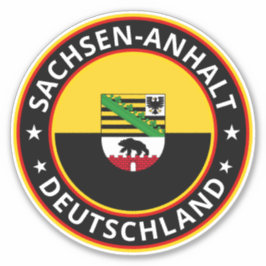 Adesivo Viajante Global - Sachsen-Anhalt, Stic Alemanha