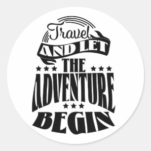 Adesivo Viaje e deixe a aventura começar