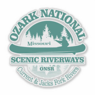 Adesivo Vias Navegáveis Cênicas Nacionais de Ozark (CT)