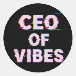 Adesivo VIBE CEO PROTOCOL - Reality Glitch (Instant Aura U