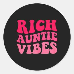 Adesivo Vibes da Tia Rica Tia Mulheres Melhor Dia das Mães