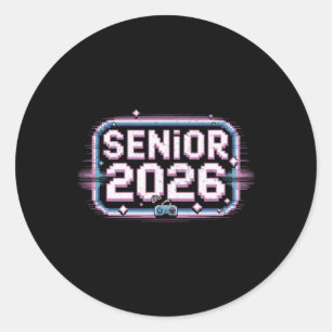 Adesivo Vibes de Graduação de Jogador Retro Sênior 2026