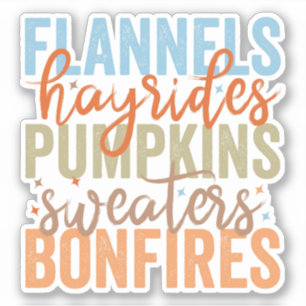 Adesivo Vibes de queda divertida