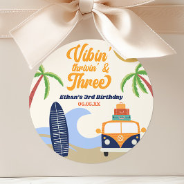 Adesivo Vibin' e três Surf do aniversário de 3 anos do Con