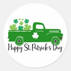 Adesivo Víblias sortudas - Ruas felizes. Dia de Patrick! �