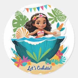 Adesivo Vibrações de Aniversário da Ilha da Moana!