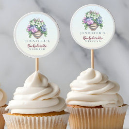 Adesivo Vibrações de Outono Rústicas Festa de Despedida de