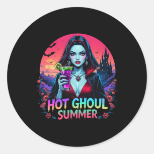 Adesivo Vibrações de Summerween Sorvete Engraçado Ghoul Qu