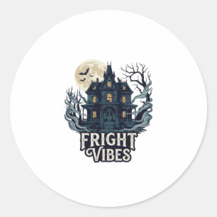 Adesivo Vibrações de Terror Casa Assombrada de Halloween M