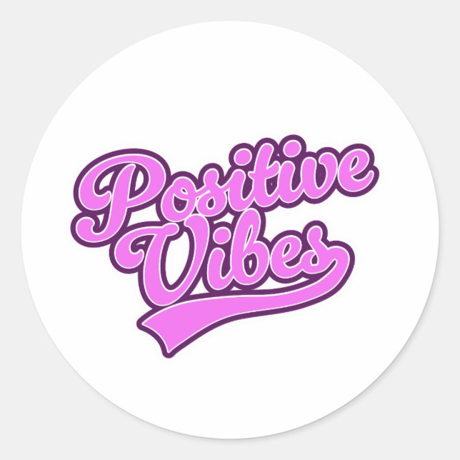 Adesivo Vibrações Positivas (Frente)