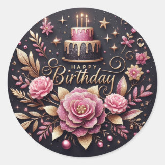 Adesivo Vibrant birthday sticker 