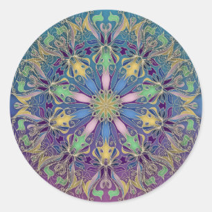 Adesivo Vibrant Mandala Sticker