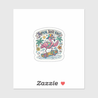 Adesivo Vibrant Pink Summer Skater Decal