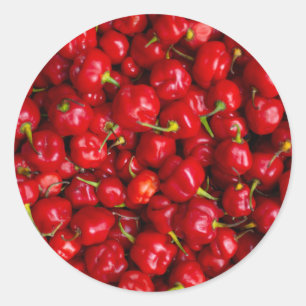 Adesivo Vibrant Red Chili Pepper Harvest