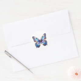 Adesivo Vibrante Blue Butterfly Sticker