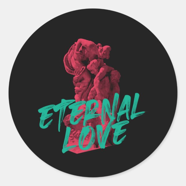 Adesivo Vibrante, urbano, trendente gráfico design Eternal (Frente)