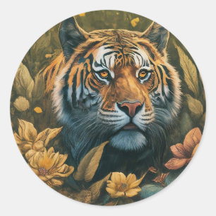 Adesivo Vibrantes Design de Tigre