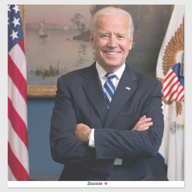 Adesivo Vice-Presidente Joe Biden, Presidência de Obama (Folha)