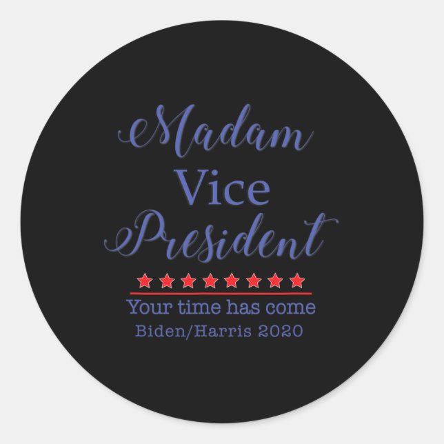 Adesivo Vice-Presidente Kamala Harris (Frente)
